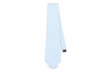 Mens Ports of Call Jeff Banks Blue Geometric 100% Silk  Tie