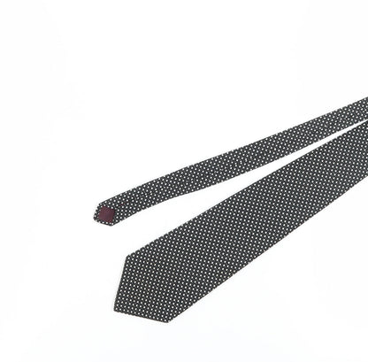 Austin Reed Men's Black Geometric Polyester Tie