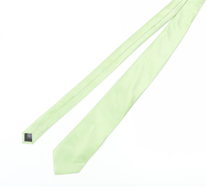 Thomas Nash Men's Green Geometric Polyester Tie