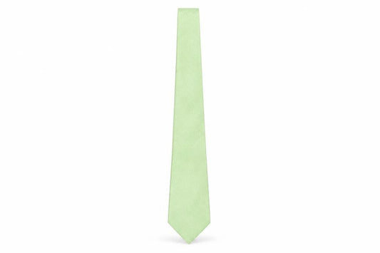 Front view of Thomas Nash Men's Green Geometric Polyester Tie