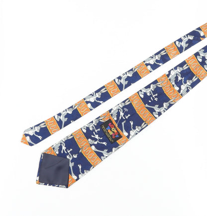 Looney Tunes Men's Blue Cartoon Tie, Bugs Bunny, Vintage
