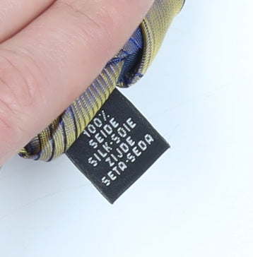 Pierre Cardin Men's Beige Silk Plaid Tie