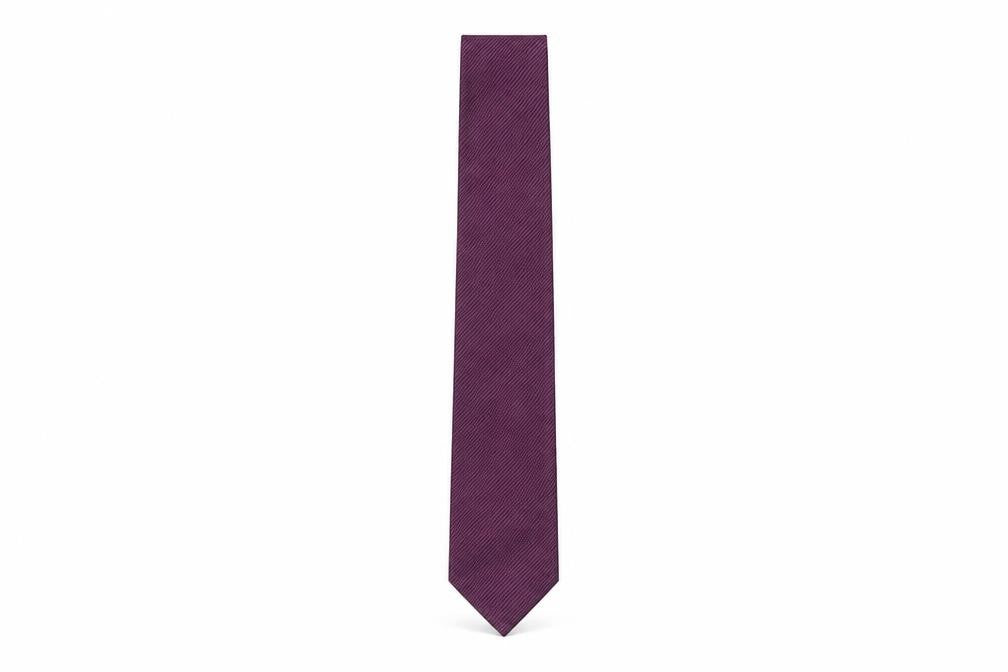 Mens Jeff Banks Purple Striped 100 Pointed Tie