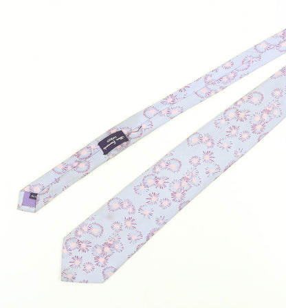 T.M.Lewin Men's Silk Floral Tie - Multicoloured, One Size