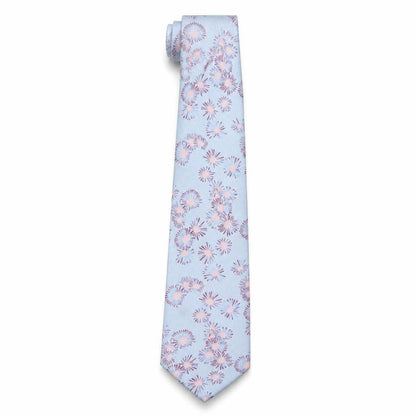 Mens T.M.Lewin Multicoloured Floral 100% Silk  Tie
