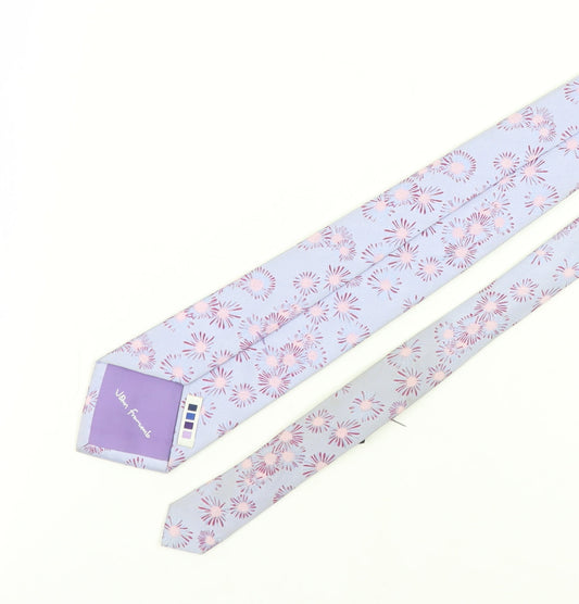 T.M.Lewin Men's Silk Floral Tie - Multicoloured, One Size