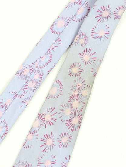 T.M.Lewin Men's Silk Floral Tie - Multicoloured, One Size