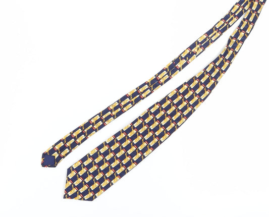 Mens Van Heusen Multicoloured Geometric 100% Silk  Tie