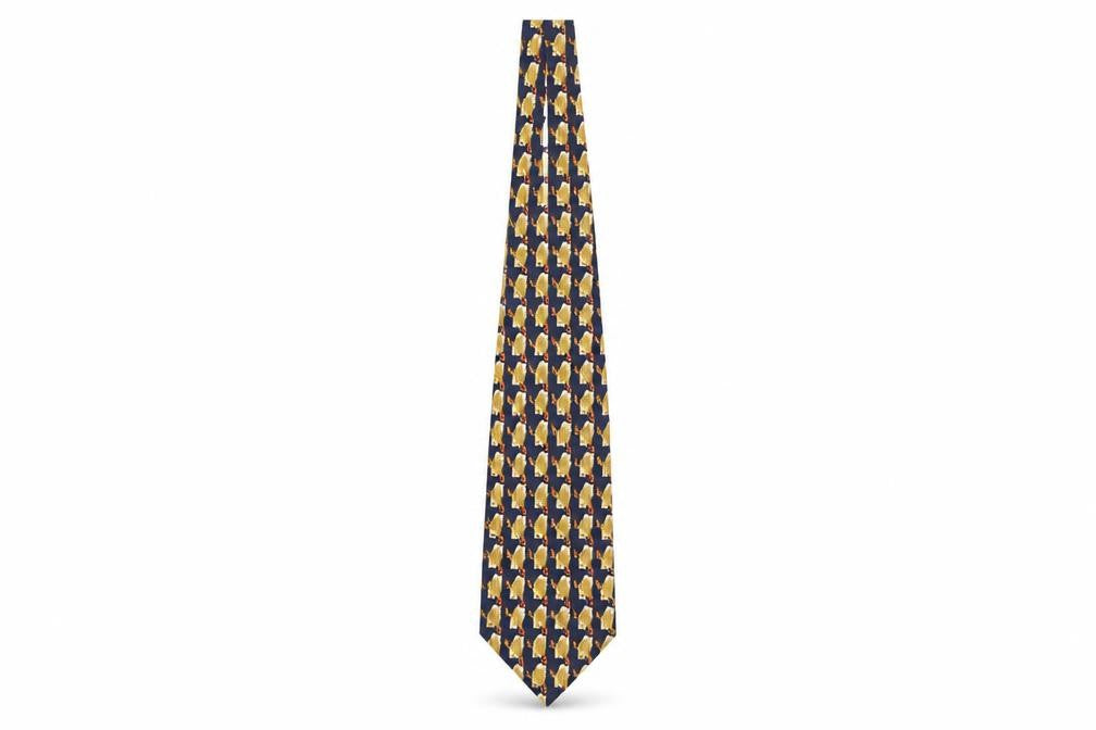 Mens Van Heusen Multicoloured Geometric 100% Silk  Tie
