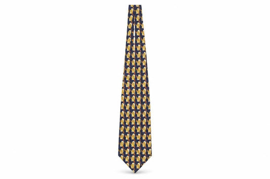 Mens Van Heusen Multicoloured Geometric 100% Silk  Tie