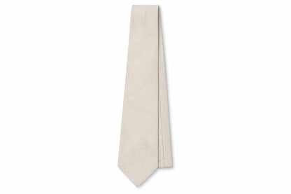 Mens Thomas Nash Beige Striped 100% Silk  Tie