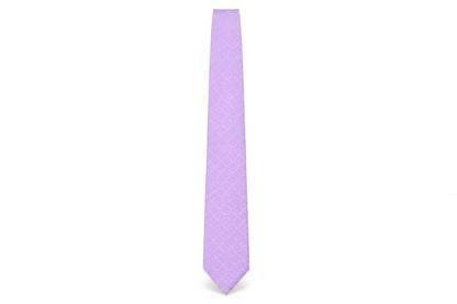 Mens Van Heusen Purple Geometric 100% Silk  Tie