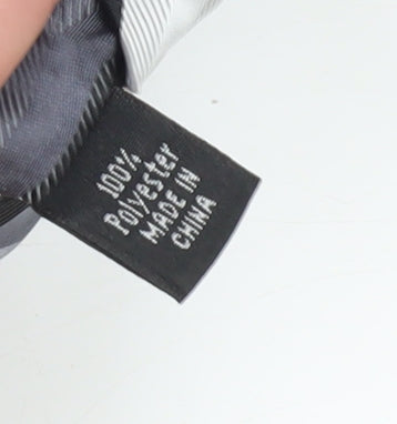 Thomas Nash Men's Grey Striped Pointed Tie