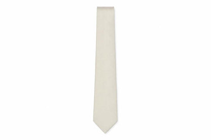 Thomas Nash Men's Beige Silk Slim Tie, Striped, One Size