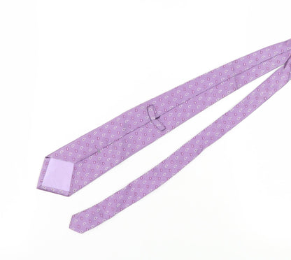TM Lewin Men's Purple Paisley Silk Tie One Size