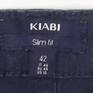 Womens UK Size 14 Kiabi Slim Fit Skinny Blue Jeans