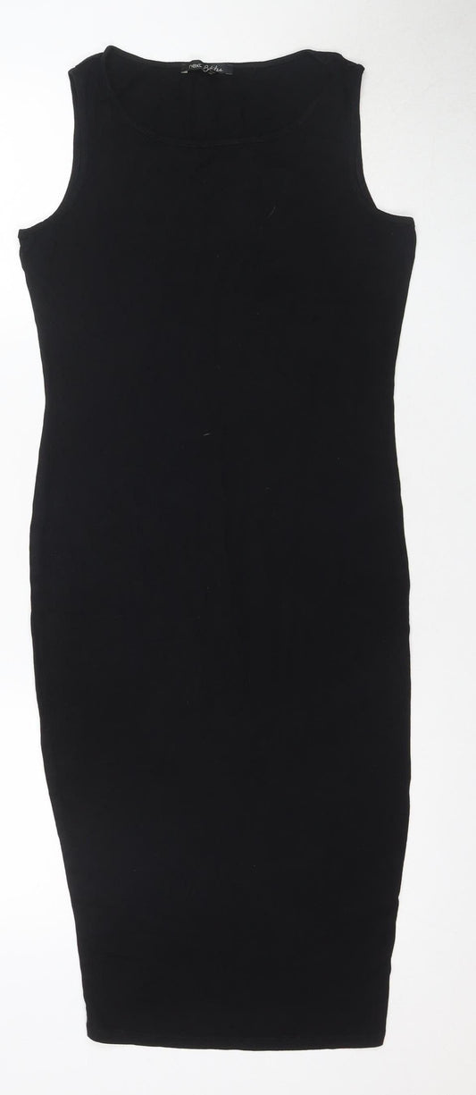 Next Women's Black Sheath Dress Size 10