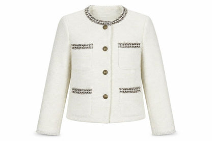 Womens UK Size 8 Marks and Spencer Ivory Basic Jacket