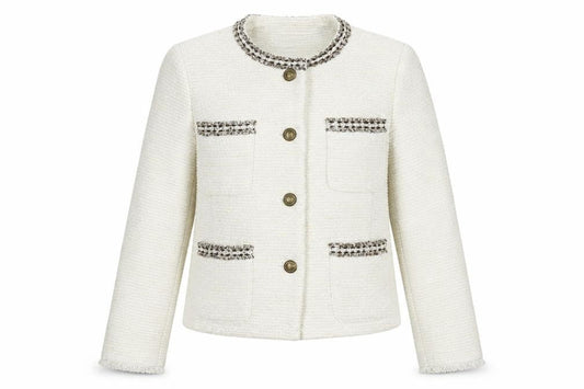 Womens UK Size 8 Marks and Spencer Ivory Basic Jacket