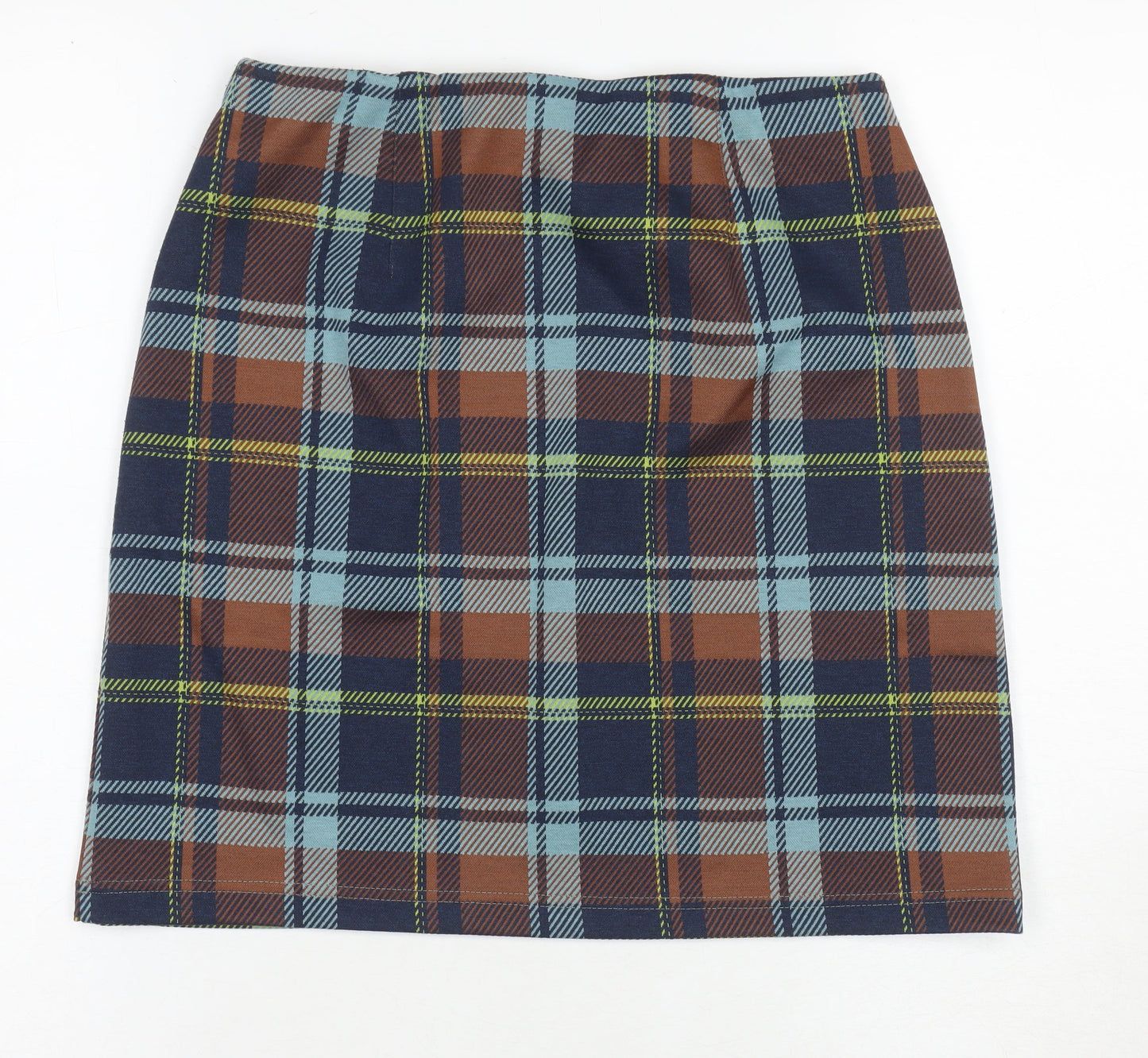 Marks and Spencer Women's Plaid Pencil Skirt 8