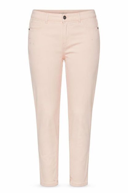 Womens UK Size 12 M&Co Regular Fit  Peach Jeans