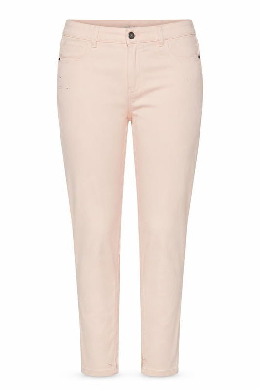 Womens UK Size 12 M&Co Regular Fit  Peach Jeans