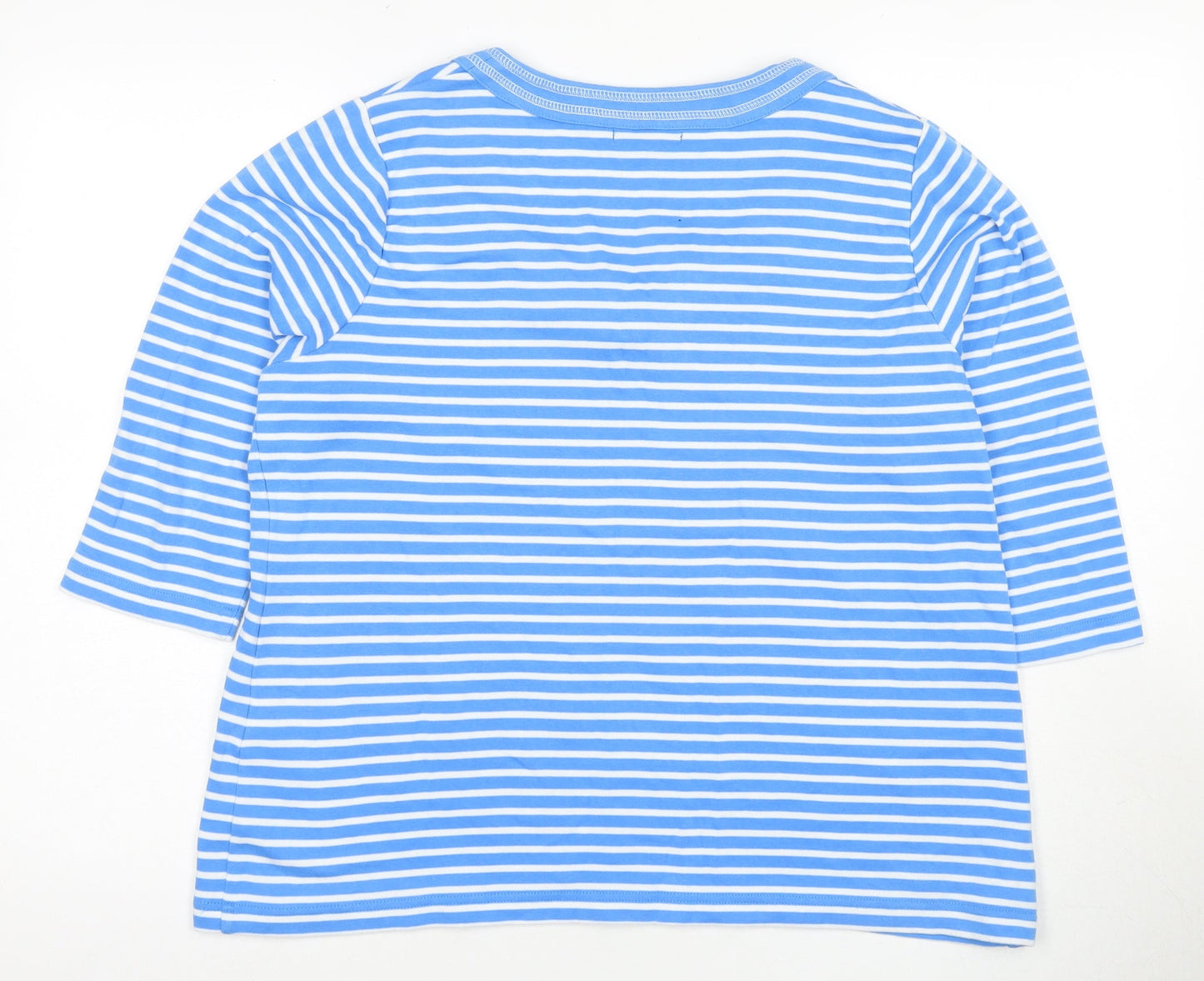 Womens UK Size 20 DASH Blue Basic T-Shirt