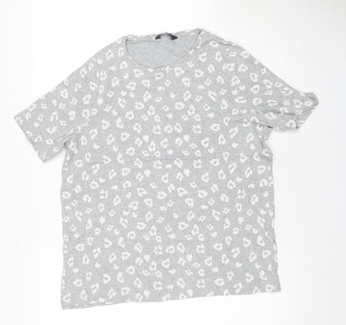 Womens UK Size 20 Marks and Spencer Grey Basic T-Shirt