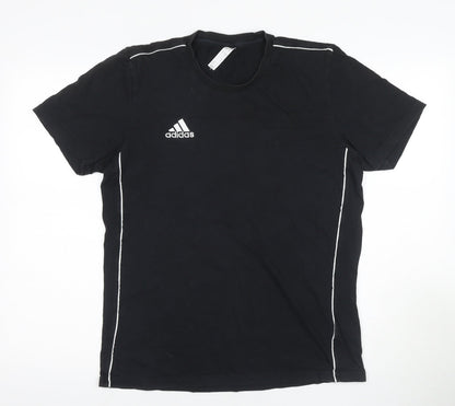 Adidas Men's Black M Cotton T-Shirt