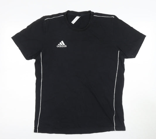 Adidas Men's Black M Cotton T-Shirt