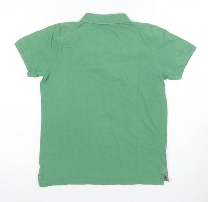 Eden Boys Green Polo Shirt - 12-13 Years - Casual Short Sleeve