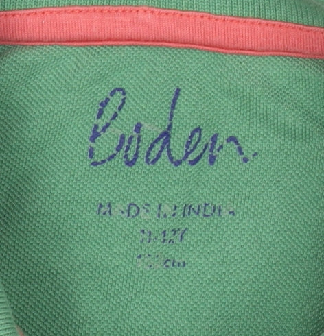 Eden Boys Green Polo Shirt - 12-13 Years - Casual Short Sleeve