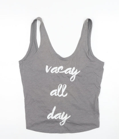 Womens UK Size M Victoria's Secret Grey  Tank