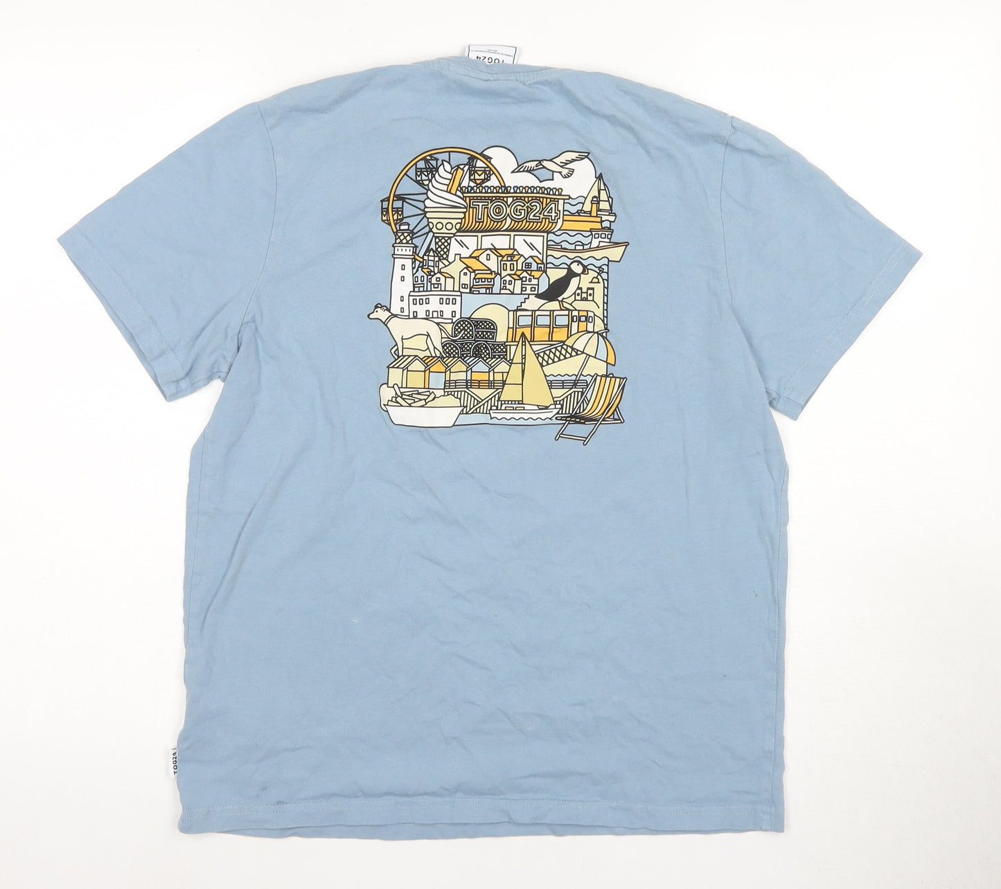 TOG24 Men's Blue Graphic T-Shirt Size M