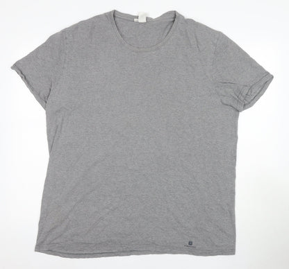 Mens UK Size 3XL DECATHLON Grey  T-Shirt