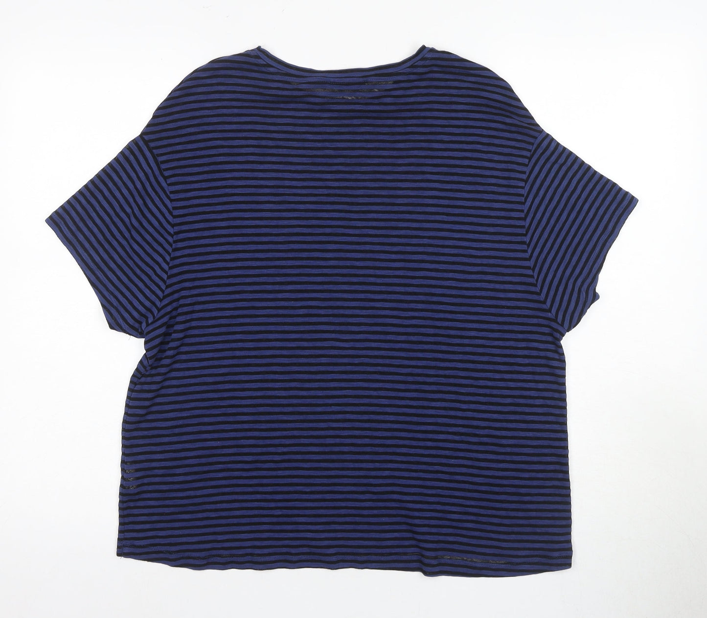 Unisex Adults UK Size 0 Pull&Bear Blue  T-Shirt