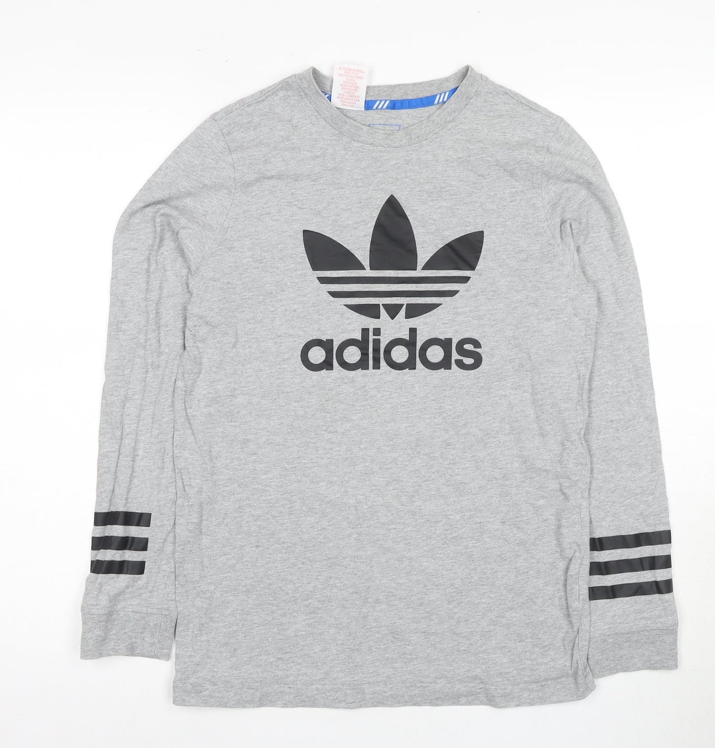Unisex Adults UK Size 8 adidas Grey Jersey T-Shirt