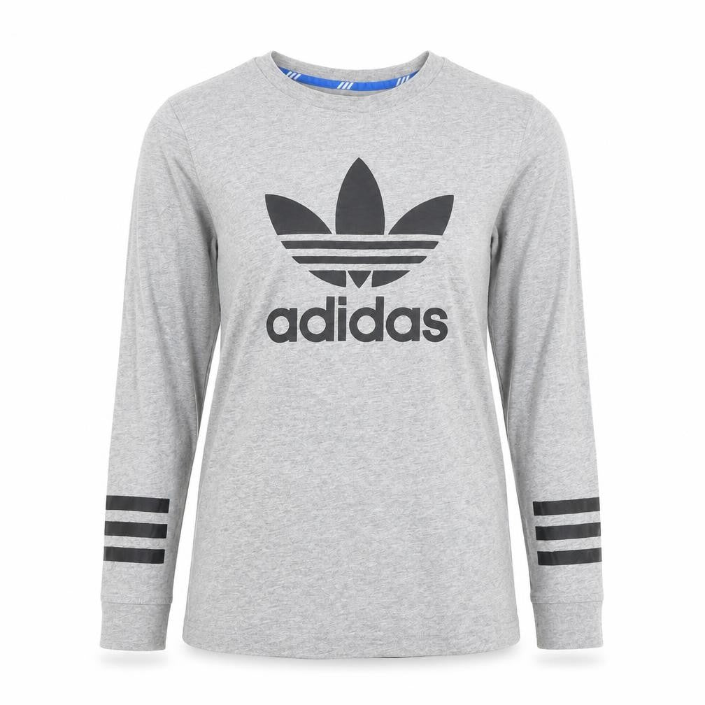 Unisex Adults UK Size 8 adidas Grey Jersey T-Shirt