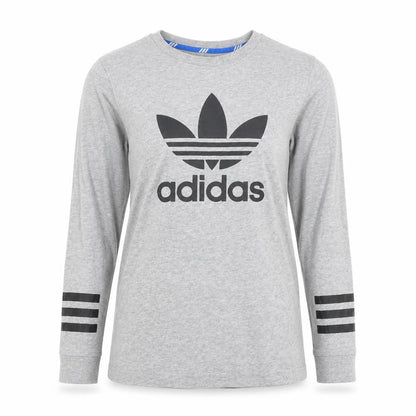 Unisex Adults UK Size 8 adidas Grey Jersey T-Shirt