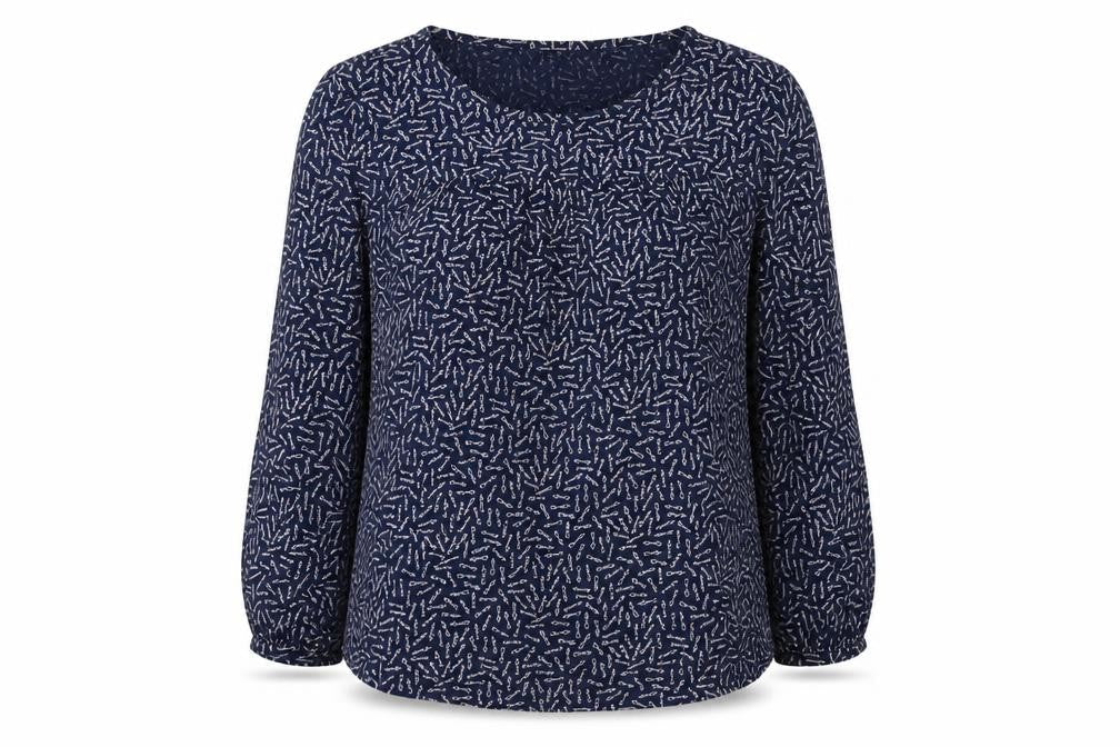 Womens UK Size M Boden Blue Basic Blouse