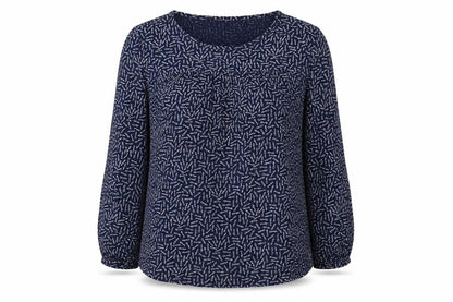 Womens UK Size M Boden Blue Basic Blouse