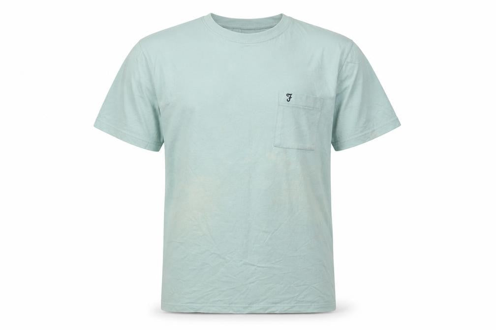 Mens UK Size L Farah 1920 Green  T-Shirt