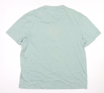 Mens UK Size L Farah 1920 Green  T-Shirt