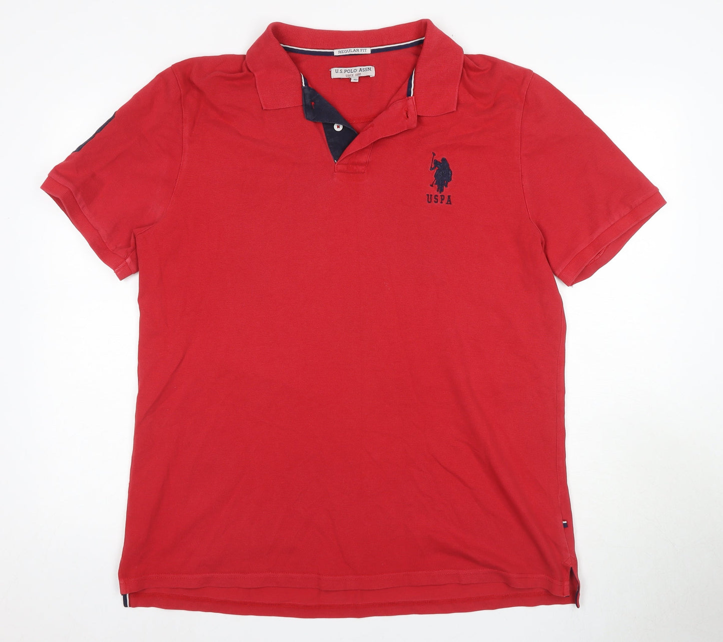 U.S. Polo Assn. Men's Red XL Regular Fit Polo