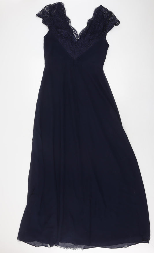 Monsoon Women's Blue A-Line Dress, Size 10, Party/Wedding