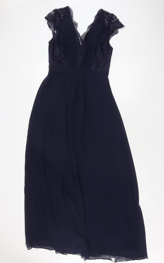 Monsoon Women's Blue A-Line Dress, Size 10, Party/Wedding