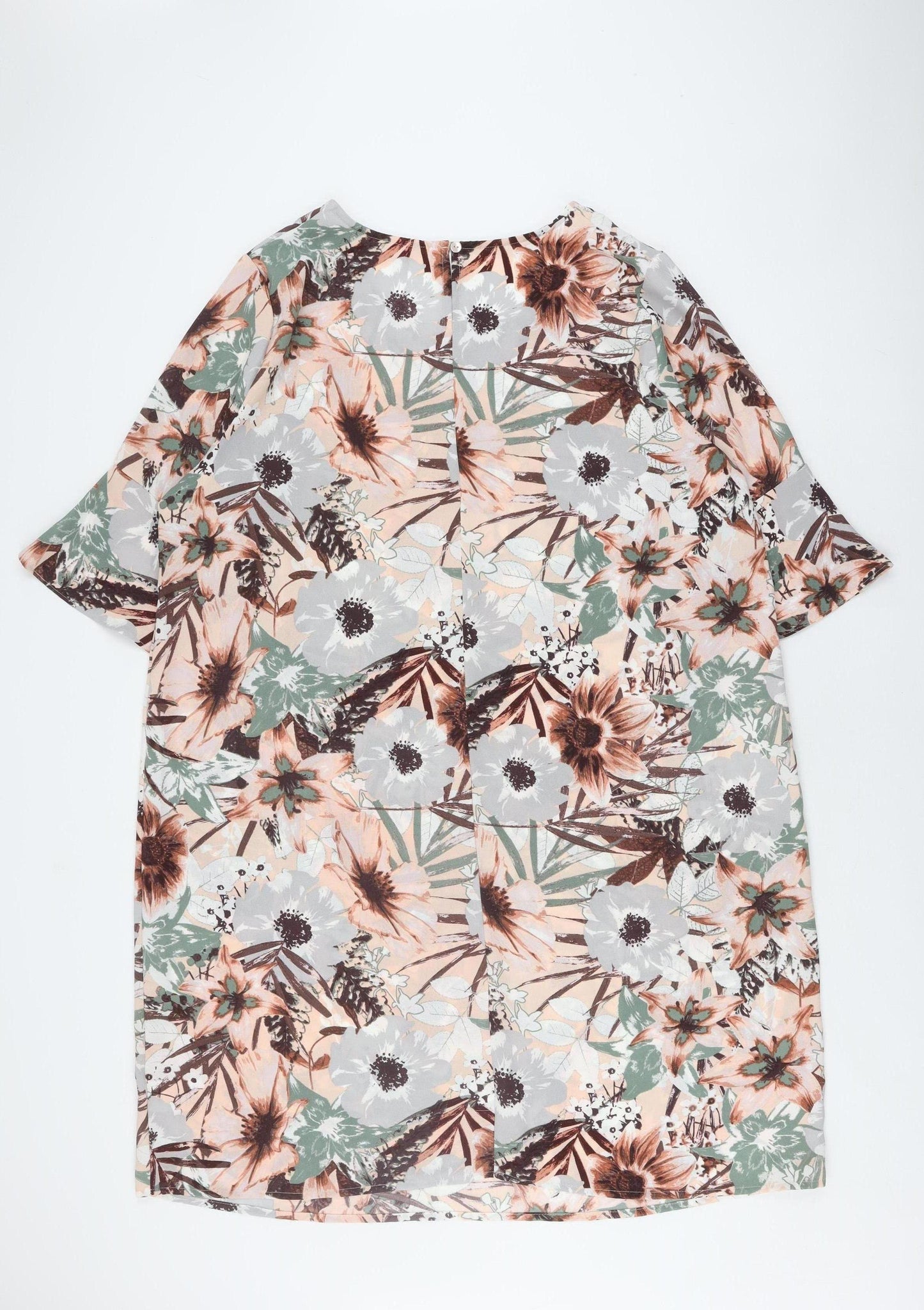 Damart Women's Multicoloured Floral Shift Dress UK 26