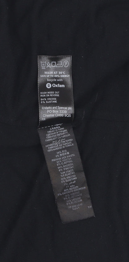 Womens UK Size 8 Marks and Spencer Black  Jumper