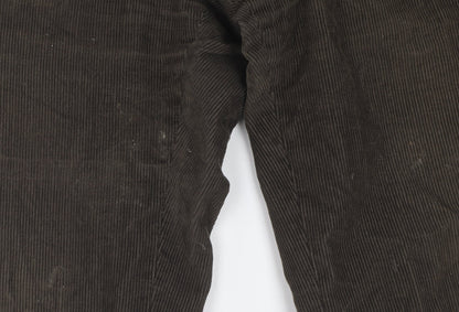 Marks and Spencer Men's Brown Corduroy Dress Pants