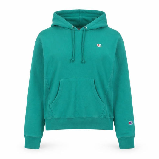 Womens UK Size S Champion Green Pullover Hoodie